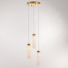 Подвесной светильник MD24030028-3A brass/clear