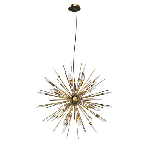 Подвесная люстра Delight Collection Boivin MD2094-12A gold/rock crystal