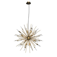 Подвесная люстра Delight Collection Boivin MD2094-12A gold/rock crystal