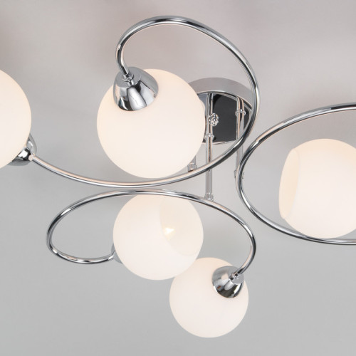 Люстра на штанге Eurosvet TULIA 30136/6 хром