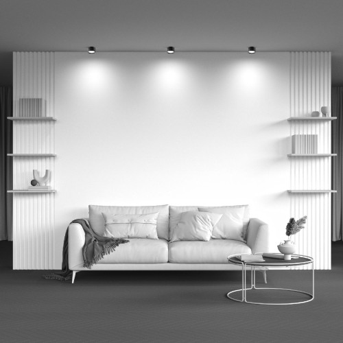 Потолочный светильник Maytoni Technical Hoop C086CL-GX53-SRD-B