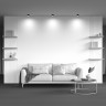 Потолочный светильник Maytoni Technical Hoop C086CL-GX53-SRD-B