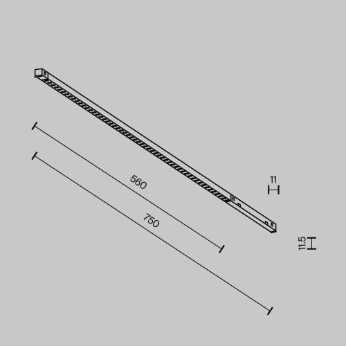 Трековый магнитный светильник Maytoni Technical Points Exility X TR241-4-12WTW-DSZ-B