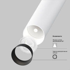 Накладной спот Maytoni Focus T C141CL-L125-6W4K-W