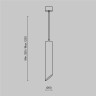 Подвесной светильник Maytoni Technical Lipari P044PL-01-30GU10-W