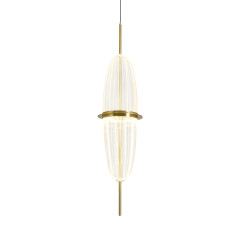 Подвесной светильник 8631P/A goldr/clear