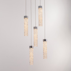 Подвесной светильник MD24030028-5A chrome/clear