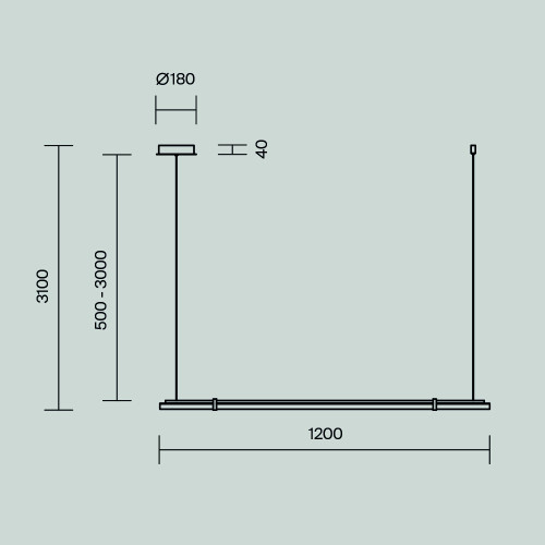 Подвесная люстра Maytoni Plume MOD340PL-L20BS3K