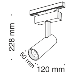 Трековый светильник Maytoni Track lamps TR019-2-10W3K-B