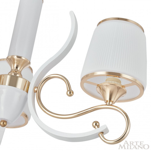 Подвесная люстра Arte Milano Florentia-3857 303857/3 Wh/Gd