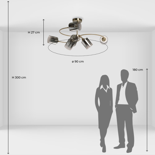 Люстра на штанге De Markt Вита 220014106