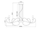 Подвесная люстра Maytoni Atlanta MOD051PL-07TR