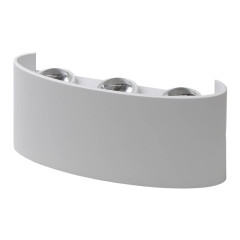 Уличный настенный светильник ЭРА WL12 WH Б0034610