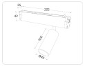 Трековый магнитный светильник Ambrella Light Magnetic 220V GL1212