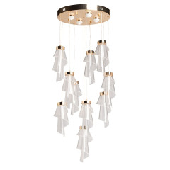 Каскадная люстра De Markt Конти 488013110