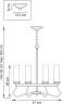 Подвесная люстра Lightstar Flume 723065