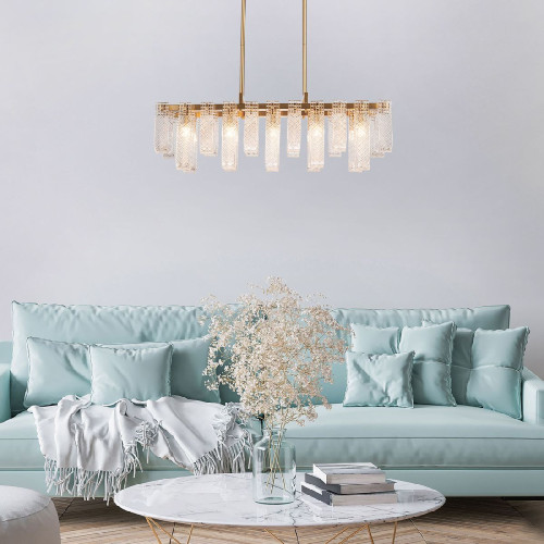 Люстра на штанге Indigo Brina 12027/10PL Brass V000367