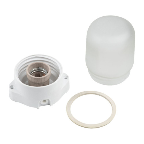 Потолочный светильник Uniel UWL-K01R 60W/E27 IP65 WHITE UL-00011471