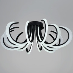 Потолочная люстра Reluce 74390-0.3-6+6 black