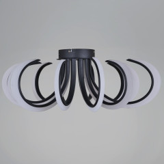 Потолочная люстра Reluce 74390-0.3-6+6 black