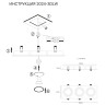 Встраиваемый светильник Simple Story 2024-3DLW
