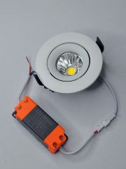 Встраиваемый светильник Elvan VLS-006R-12W-WW-Wh
