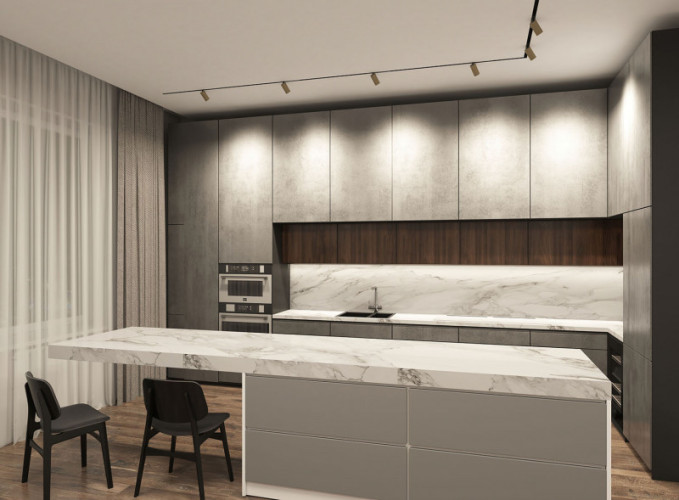 Трековый светильник Denkirs Smart DK8010-BG