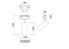 Трековый светильник Maytoni Track lamps TR019-2-7W4K-B