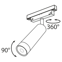 Трековый светильник Maytoni Track lamps TR019-2-7W4K-B