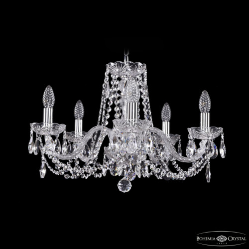 Подвесная люстра Bohemia Ivele Crystal 1402/5/195 Ni