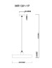 Подвесной светильник MyFar Ria MR1391-1P