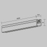 Шинопровод магнитный накладной/подвесной Maytoni Technical Busbar trunkings Levity TRX184-112B-1