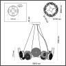 Подвесная люстра Odeon Light Caramella 5412/95L