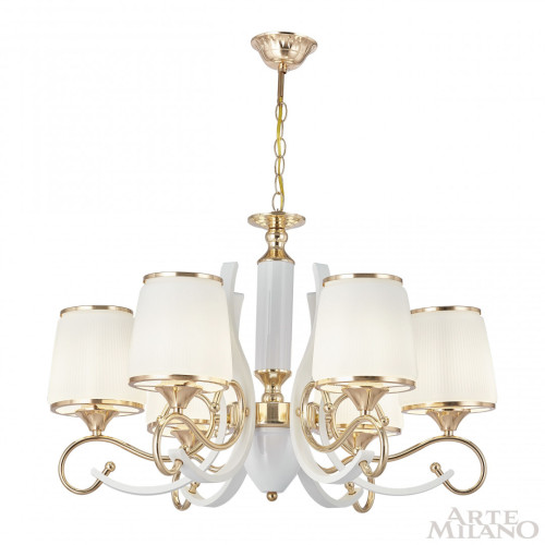 Подвесная люстра Arte Milano Florentia-3857 303857/6 Wh/Gd