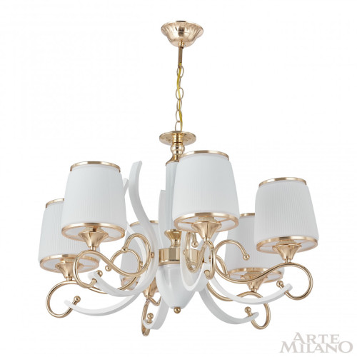 Подвесная люстра Arte Milano Florentia-3857 303857/6 Wh/Gd