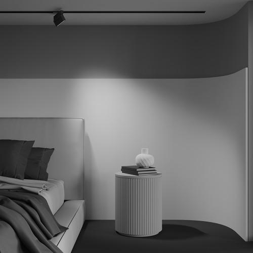 Трековый однофазный светильник Maytoni Basis Rot TR223-1-12WCCT-W-B