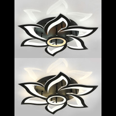 Потолочная люстра Natali Kovaltseva Olimp HIGH-TECH LED LAMPS 82020 BLACK