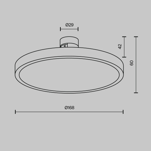Трековый магнитный светильник Maytoni Plato TR153-1-10W4K-BS