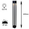 Ландшафтный светильник Reluce 09970-0.7-001KT 1,0M GU10 BK