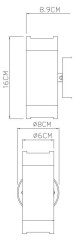 Светильник настенный ARTE Lamp A3503AL-2WH