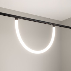 Трековый магнитный светильник Arlight MAG-ORIENT-TUBE-ELASTIC-2620-R30-L1000-14W Day4000 (BK, 360 deg, 48V) 041643