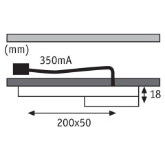 Мебельный светодиодный светильник Paulmann Micro Line Led Setup 93567