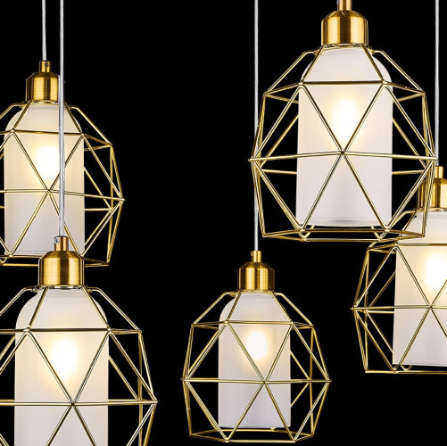 Подвесная люстра 33 Идеи PND16M.05.01.001.WH.PA-M35PA