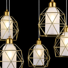 Подвесная люстра 33 Идеи PND16M.05.01.001.WH.PA-M35PA