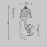 Бра Maytoni Senor Alpaca MOD377WL-L6W3K