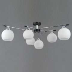 Потолочная люстра Illumico IL0638-6CSQ-24 CR BK LIBRA