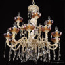 Подвесная люстра Bohemia Ivele Crystal AL79101/10+5/250/2D A WMG P Shampan/M-1G