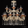 Подвесная люстра Bohemia Ivele Crystal AL79101/10+5/250/2D A WMG P Shampan/M-1G