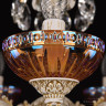 Подвесная люстра Bohemia Ivele Crystal AL79101/10+5/250/2D A WMG P Shampan/M-1G