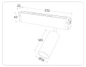 Трековый магнитный светильник Ambrella Light Magnetic 220V GL1222